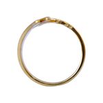 Anel Aurora Aço Inoxidável Dourado