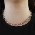 Choker Elo Cartier Aço Inoxidável 