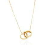 Colar Love Inspiração Cartier Aço Inoxidável Dourado