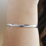 Bracelete Liso Aço Inoxídavel 
