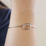 Bracelete Nó Aço Inoxidável 