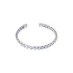 Bracelete Fios Trançados Aço Inoxidável