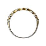 Anel Aparador de Aliança Coroa com Zircônias Semijoia Banho de Ouro 18K