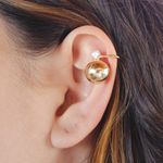 Piercing Fake Meia Esfera Com Ponto De Luz By Kumbayá Joias