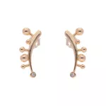 Brinco Ear Cuff Esferas e Ponto De Luz By Kumbayá Joias