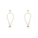 Brinco Trançado com Pérola by Kumbayá Joias 