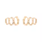 Brinco Trio Argolinhas Estilo Osso By Kumbayá Joias