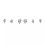 Brinco Trio Ponto De Luz Gota By Kumbayá Joias