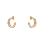 Brinco Meia Argola Média By Kumbayá Joias