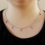 Colar Estrelas, Luas e Raios Aço Inoxidável 