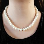 Colar Pérolas Shell Banho de Ouro 18K