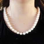 Colar Pérolas Shell com Micropérolas Banho de Ouro 18K