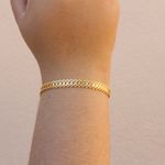 Pulseira Estilo Salamandra Semijoia Banho de Ouro 18K