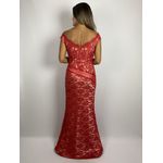 Vestido Renda Vermelho