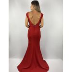 Vestido Bordado Vermelho