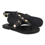 Rasteira Paloma Preta