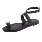 Rasteira Manuela Preta