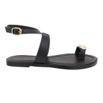 Rasteira Manuela Preta