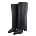 Bota Alicia Capa Cano Alto Preta