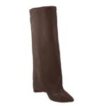 Bota Alicia Capa Cano Alto Marrom