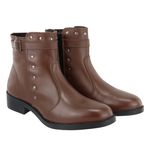 Bota Couro Legitimo Lorena Café