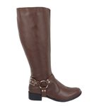Bota Montaria Couro Legitimo Estribo Chocolate