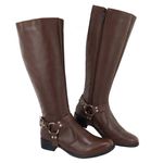 Bota Montaria Couro Legitimo Estribo Chocolate