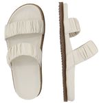 Papete Tiras Enrugadas Martina Off-White