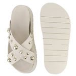 Sandália Flatform Mavie Off-White