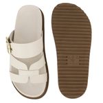 Sandália Rasteira Fivela Ivy Off-White