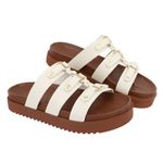 Flatform Maite Off Caramelo