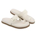 Papete Rasteira Sofia Off White