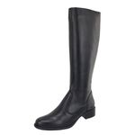 Bota Montaria Couro Legitimo Preta