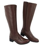 Bota Montaria Couro Legitimo Chocolate