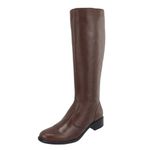Bota Montaria Couro Legitimo Chocolate