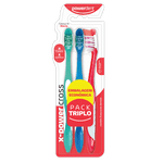 Escova de Dentes Powerdent X-Power Cross Pack Triplo