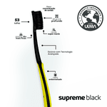 Escova de Dentes Powerdent Supreme Black