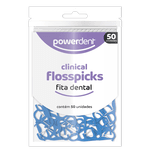 Fita Dental Powerdent FlossPicks 50un