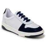 Tênis Casual Couro Premium Plume Off White Camurça Marfim 2032 