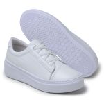 Tênis Slip On Feminino Couro Premium Paris 2229