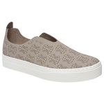 Tênis Slip On Couro Premium Floater Fenix Taupe 507