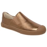 Tênis Slip On Couro Premium Plume Prata 510