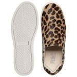 Tênis Feminino Couro Premium Pelo Leopardo Caramelo 510