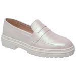 Mocassim Couro Premium Cotton Pérola 6003