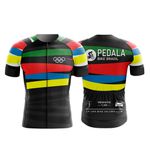 CAMISETA BIKE - OLIMPIADAS (PRETA) 