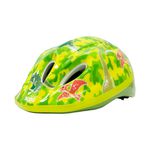 Capacete Absolute Kids Shake Verde Dino