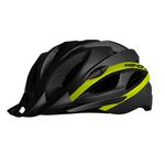 CAPACETE HIGH ONE MTB WIN TAM M C/VISTA LIGHT PTO/AMARELO NEON