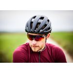 Capacete Lazer Road Sphere Bco/Pto Tam M