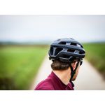 Capacete Lazer Road Sphere Bco/Pto Tam M