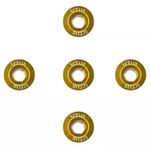Parafuso de Coroa KIT com 5 Peças Dourado